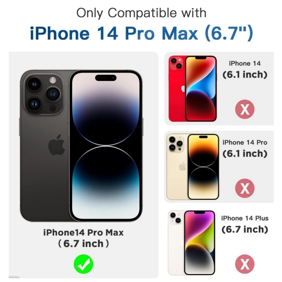 Clear Design iPhone 14 Pro Max Phone Case - Picture 3 of 16